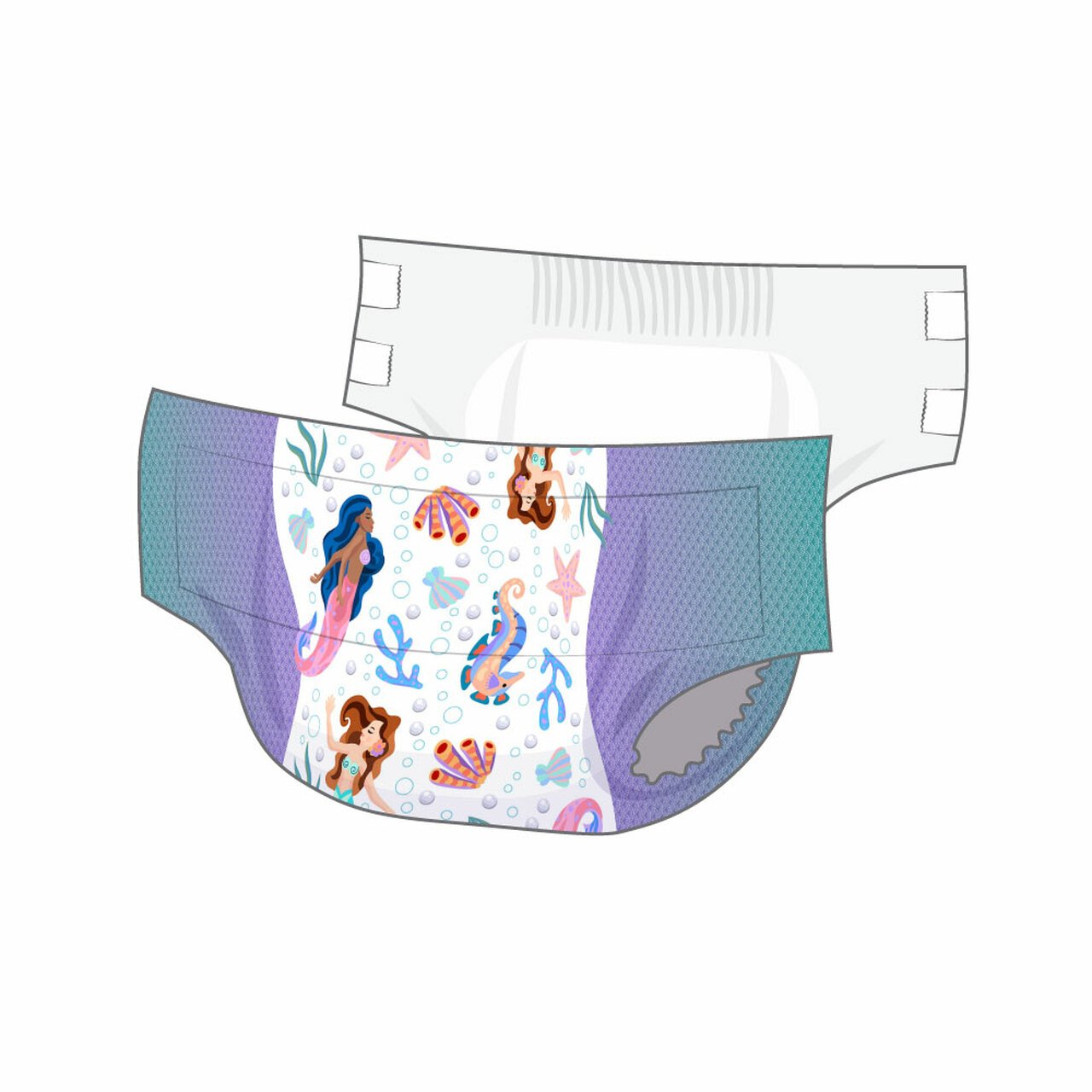 Mermaid Tales All-Night Briefs * Sample