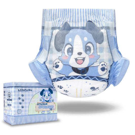 Little Blue BabyFur Cloth Back