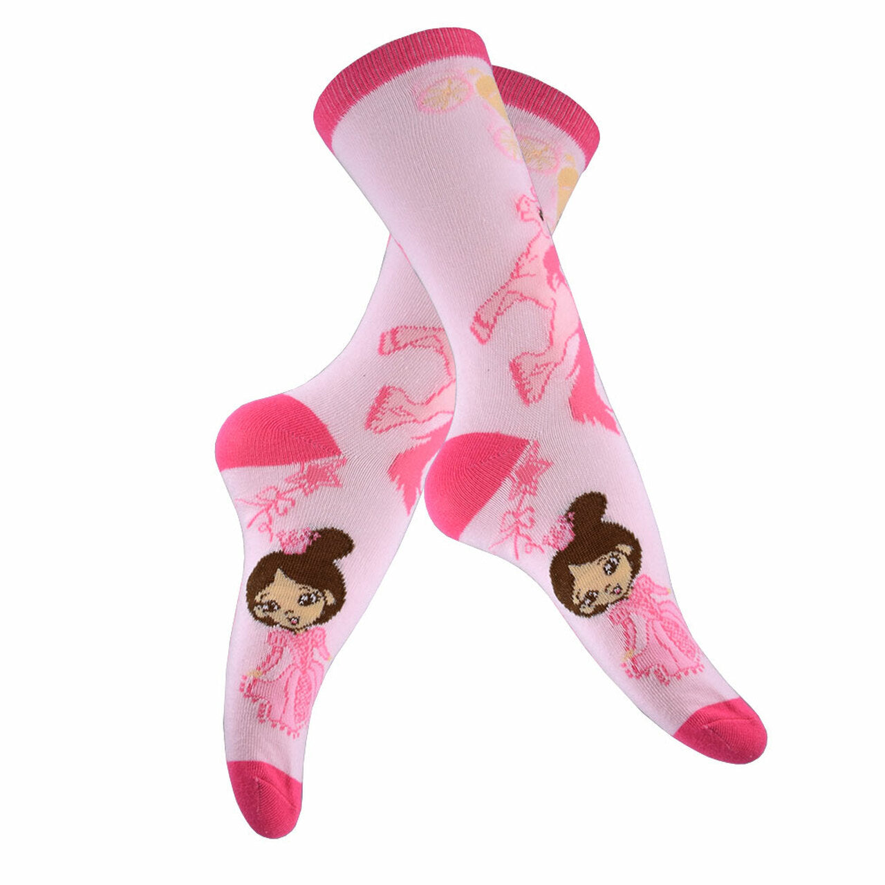 Princess Pink Crew Socks